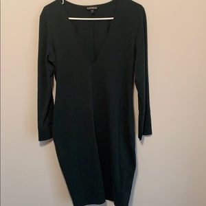 Evergreen holiday dress